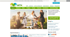 Desktop Screenshot of mtk.fi