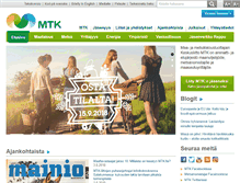 Tablet Screenshot of mtk.fi
